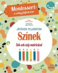 Színek - játékos feladatok, Montessori